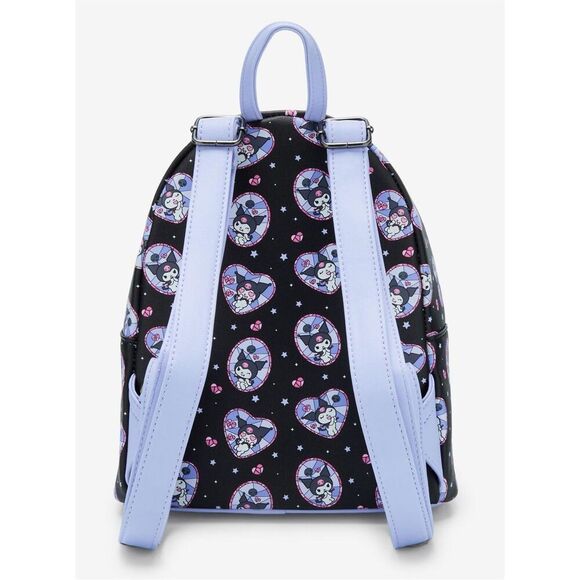 Loungefly Sanrio Kuromi Stained Glass Mini Backpack - Picture 4 of 5